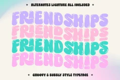 Choret Fudyng Bubble Typeface