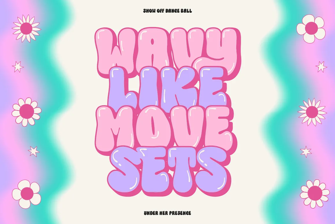 Choret Fudyng Bubble Typeface