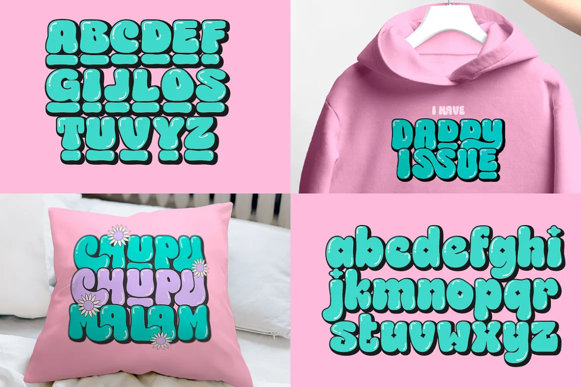 Choret Fudyng Bubble Typeface