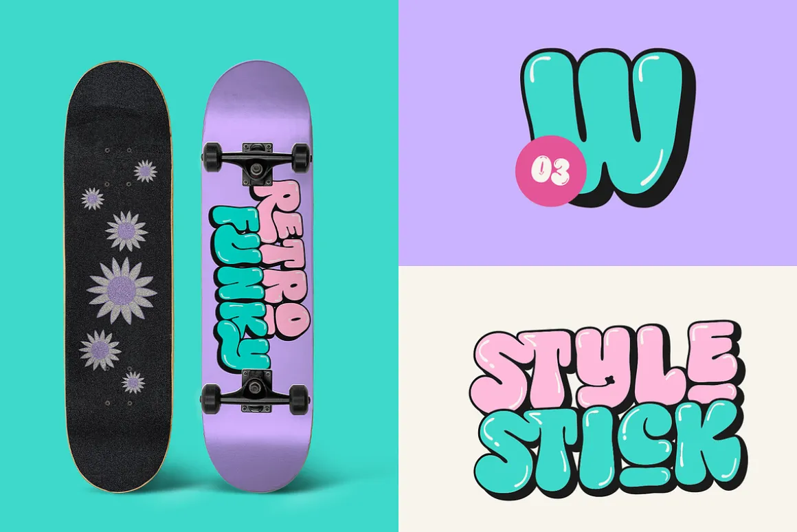 Choret Fudyng Bubble Typeface