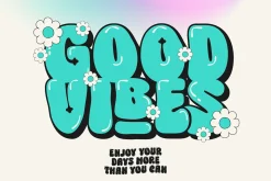 Choret Fudyng Bubble Typeface