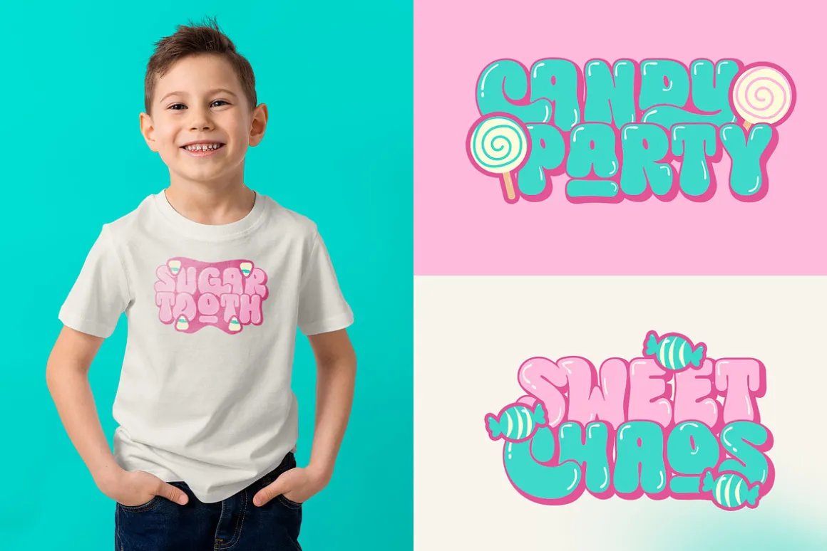 Choret Fudyng Bubble Typeface