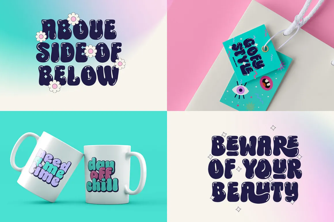 Choret Fudyng Bubble Typeface