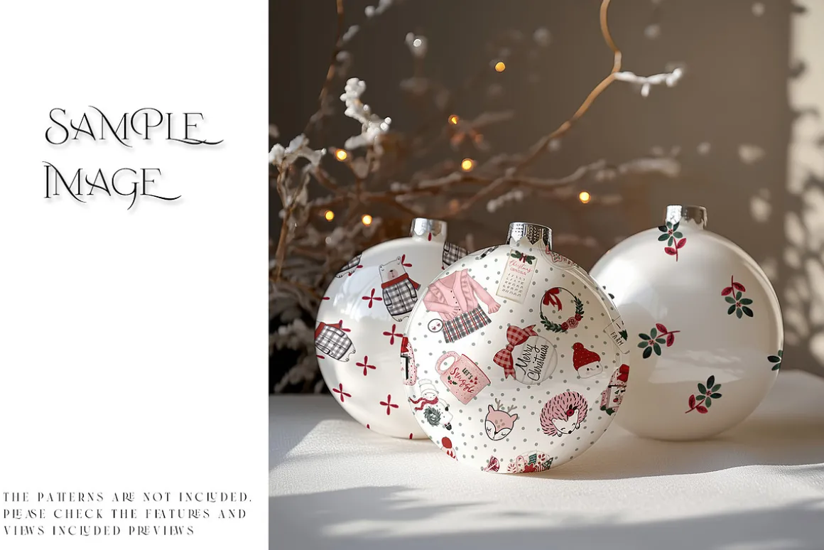Christmas Balls Mockups