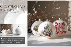Christmas Balls Mockups