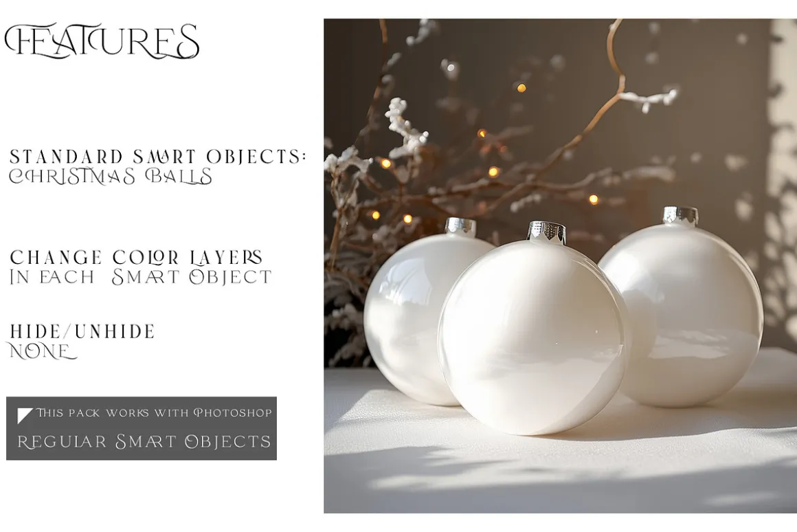 Christmas Balls Mockups