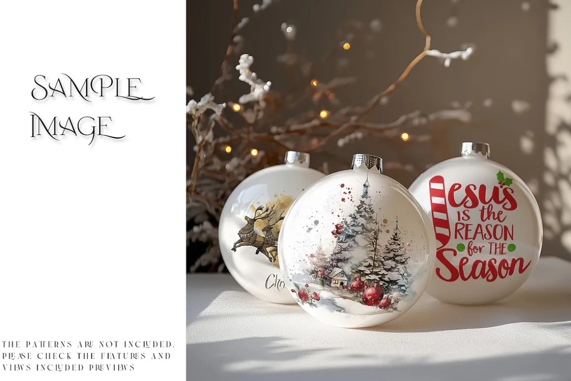 Christmas Balls Mockups