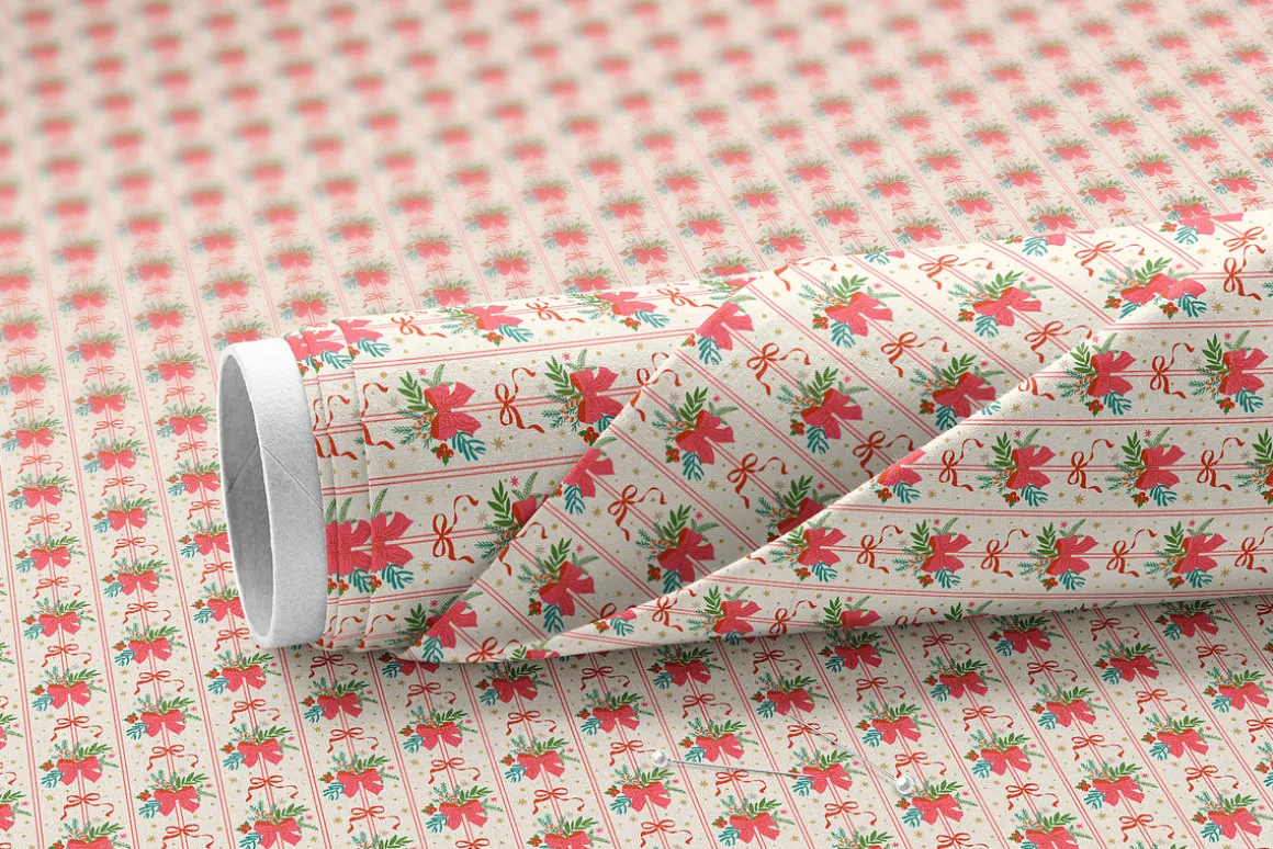 Christmas bows patterns