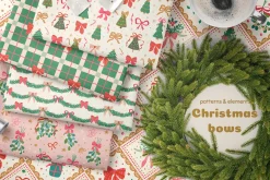 Christmas bows patterns