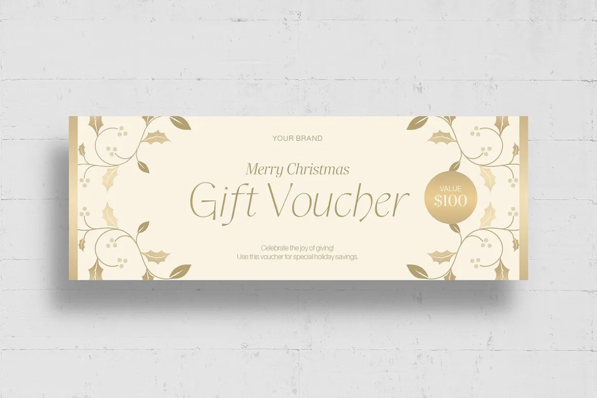 Christmas Gift Voucher & Coupon