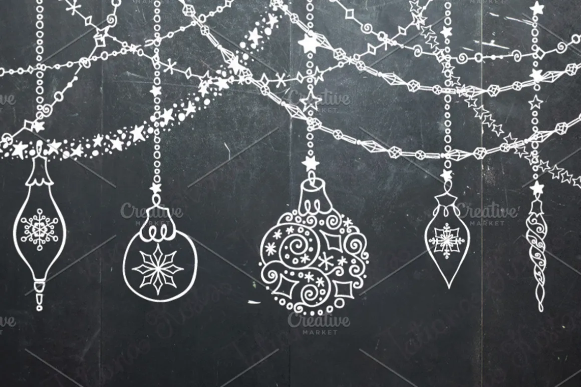 Christmas Hand drawn brushes 01