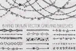 Christmas Hand drawn brushes 01