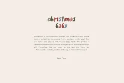 CHRISTMAS BABY Cute Nursery Mockups