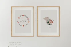 CHRISTMAS BABY Cute Nursery Mockups