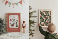 CHRISTMAS BABY Cute Nursery Mockups