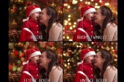 Christmas Bokeh overlays