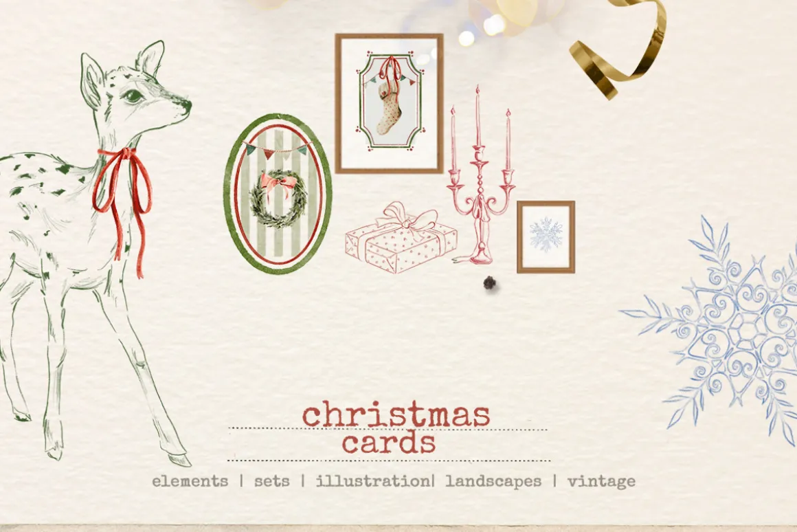 Christmas cards Vintage collection