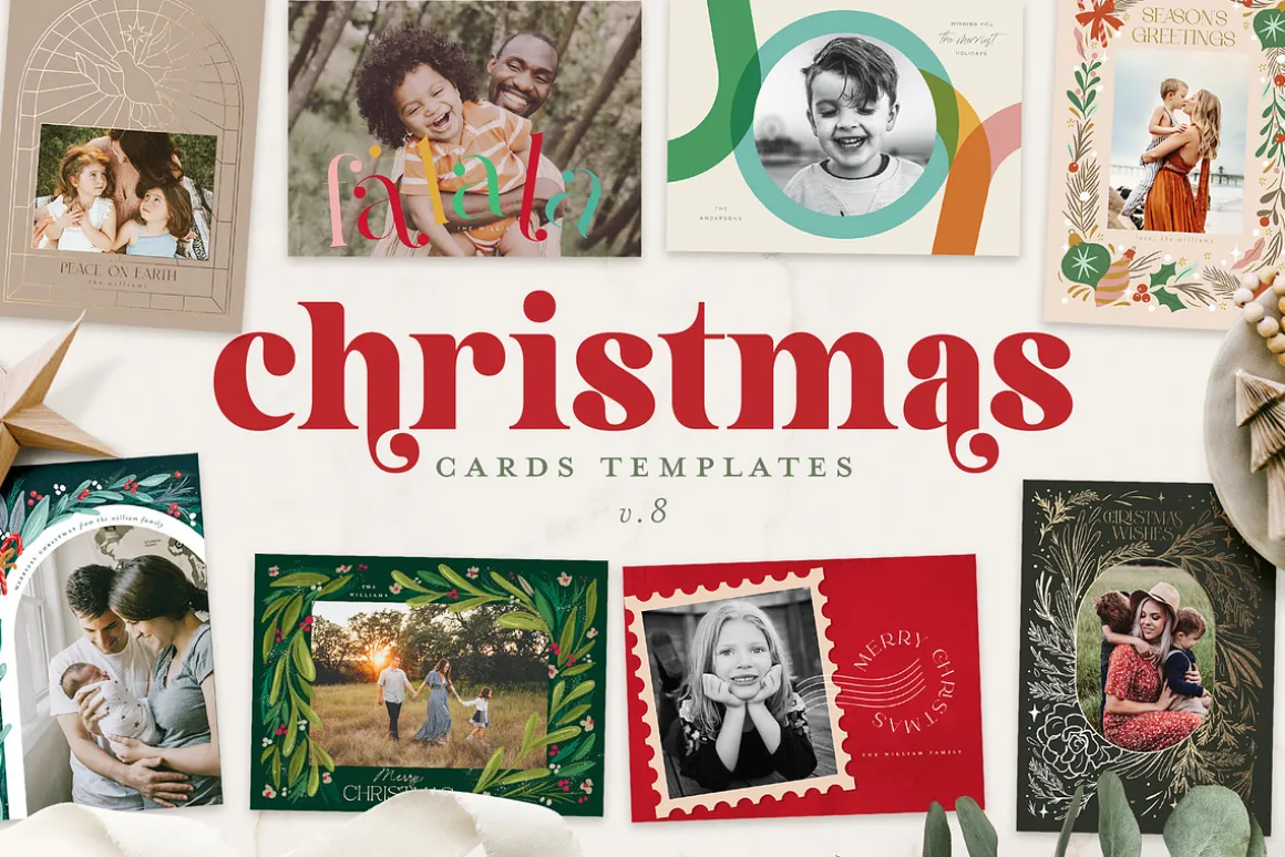 Christmas card templates 2023