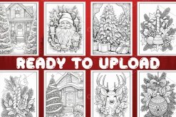 128 Christmas Coloring Pages