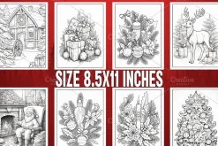 128 Christmas Coloring Pages