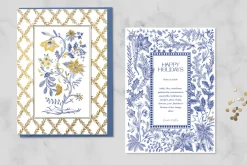 Christmas dreams. Blue & white