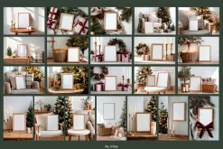22 Christmas Frame Mockup