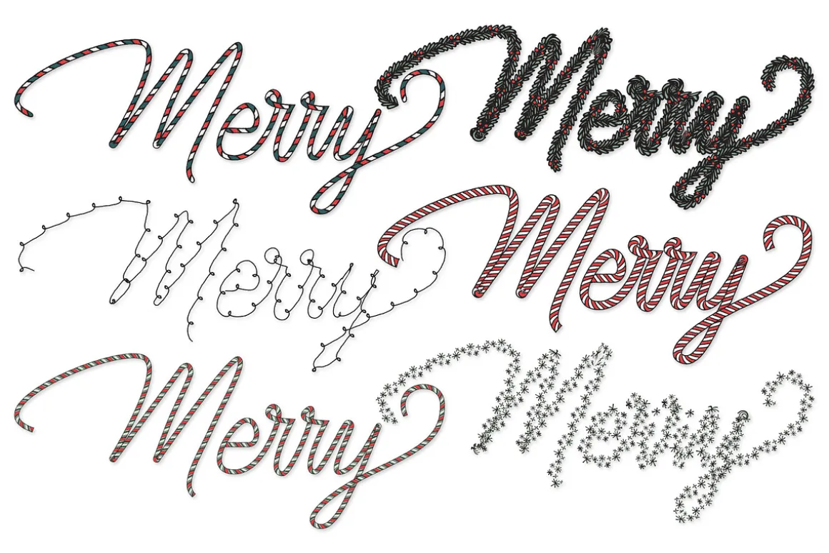 Christmas Illustrator Brush Pack