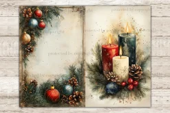 Christmas Junk Journal Pages