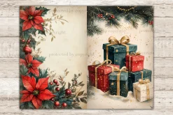 Christmas Junk Journal Pages