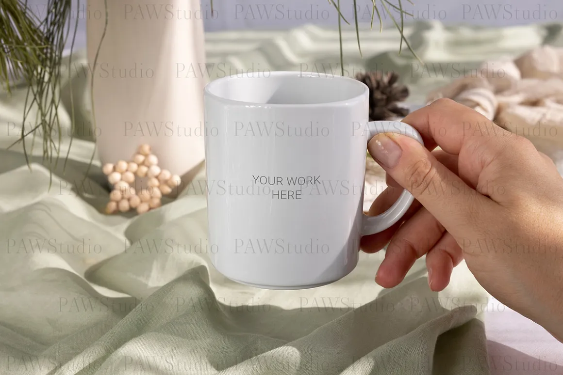 Christmas Mug Mockup Tea Cup Xmasch3