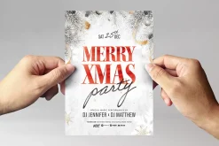 Christmas Party Flyer Template