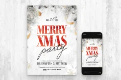 Christmas Party Flyer Template
