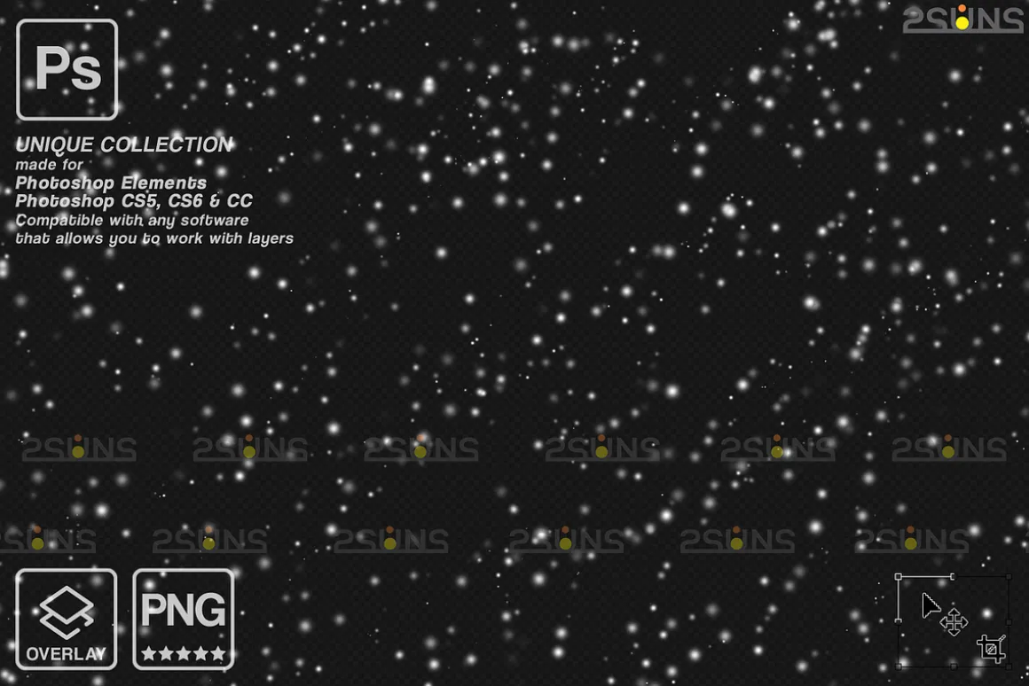 Christmas Photoshop overlay