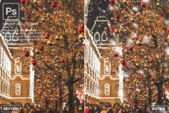 Christmas Photoshop overlay