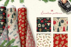 Christmas seamless patterns