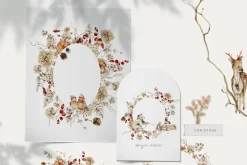 Christmas woodland Winter animals