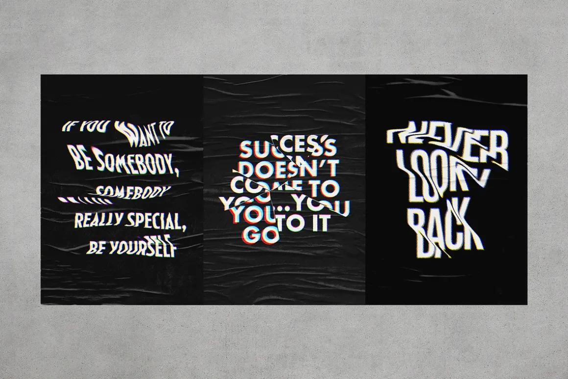 Chromatic Glitch Text Effects