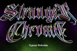 Chrome Text Effects Bundle 02