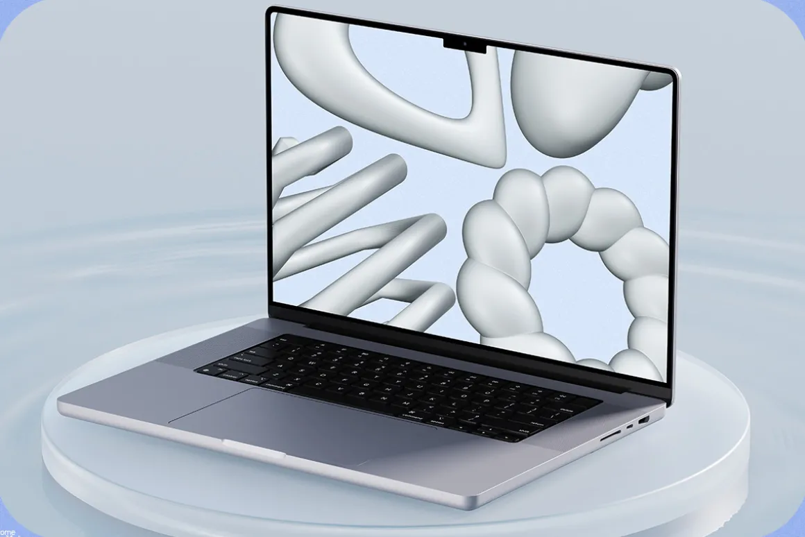 Chrome Meta - 3D Abstract Shapes