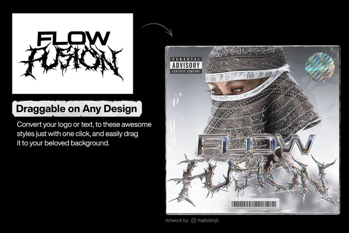 Chrome Text Effects Vol.7