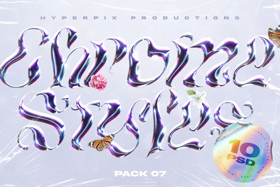 Chrome Text Effects Vol.7