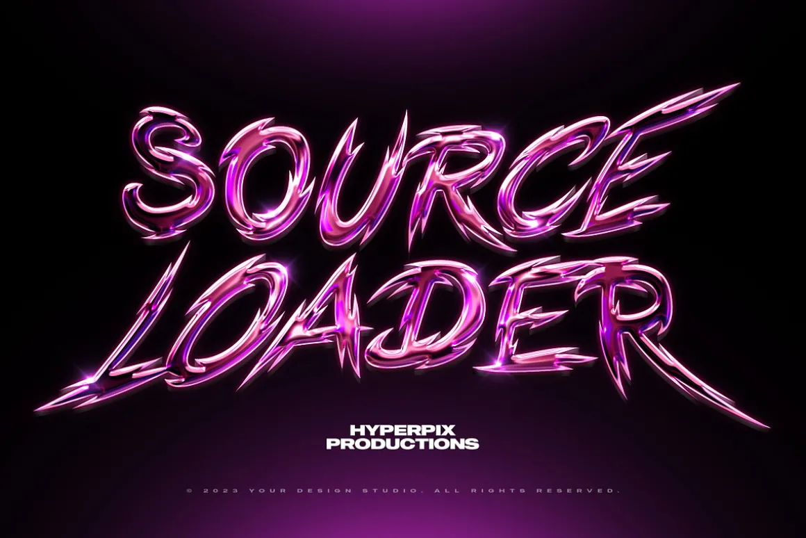 Chrome Text Effects Vol.7
