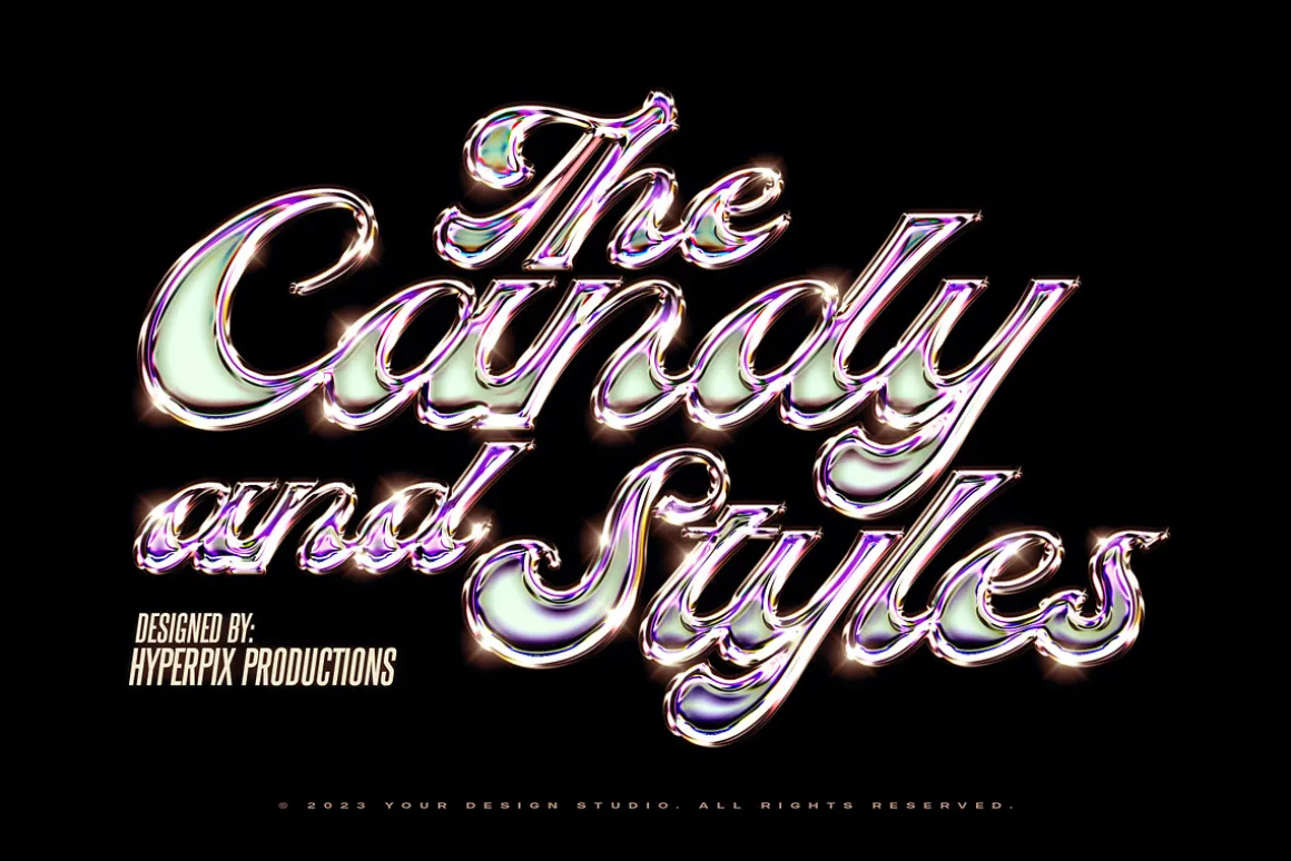 Chrome Text Effects Vol.7