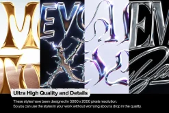 Chrome Text Effects Vol.7