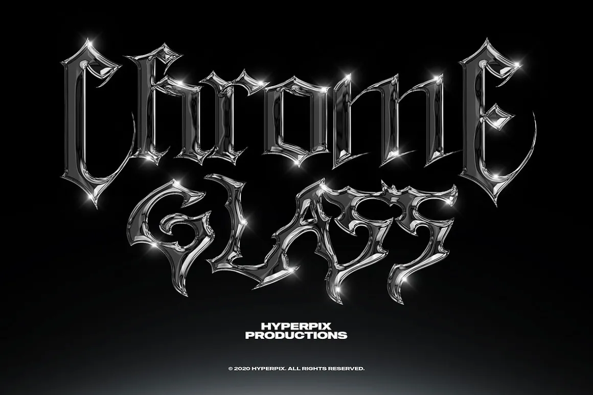 Chrome Text Styles Vol.1