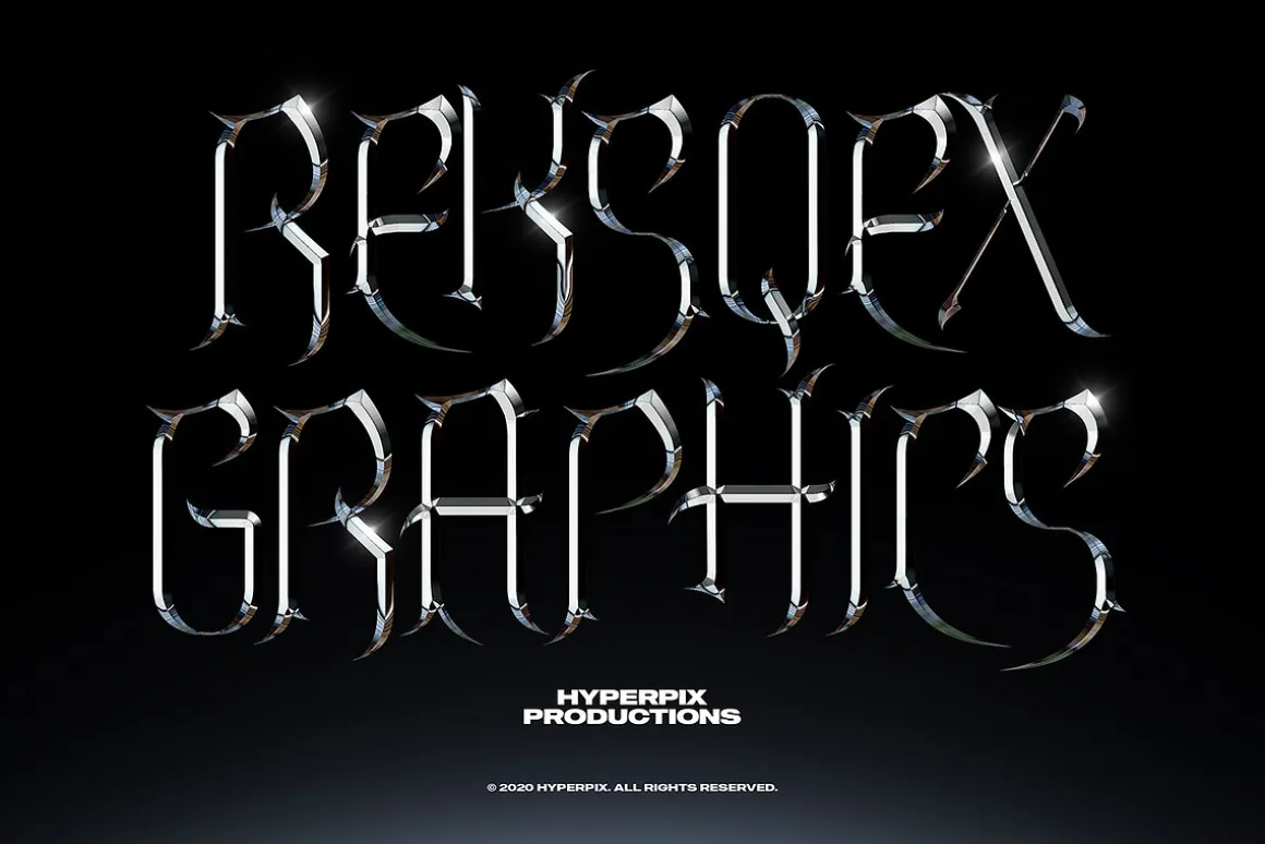 Chrome Text Styles Vol.1