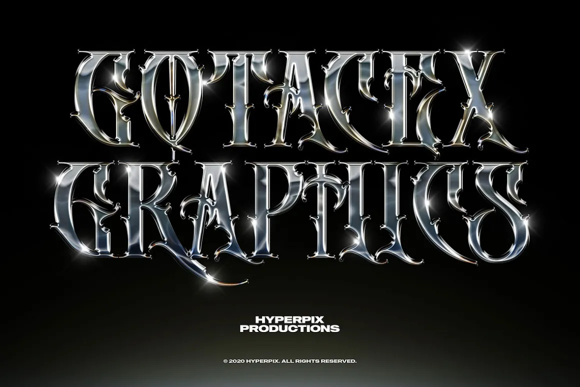 Chrome Text Styles Vol.1