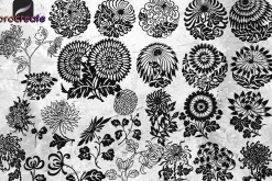 53 Chrysanthemums Stamp Brushes