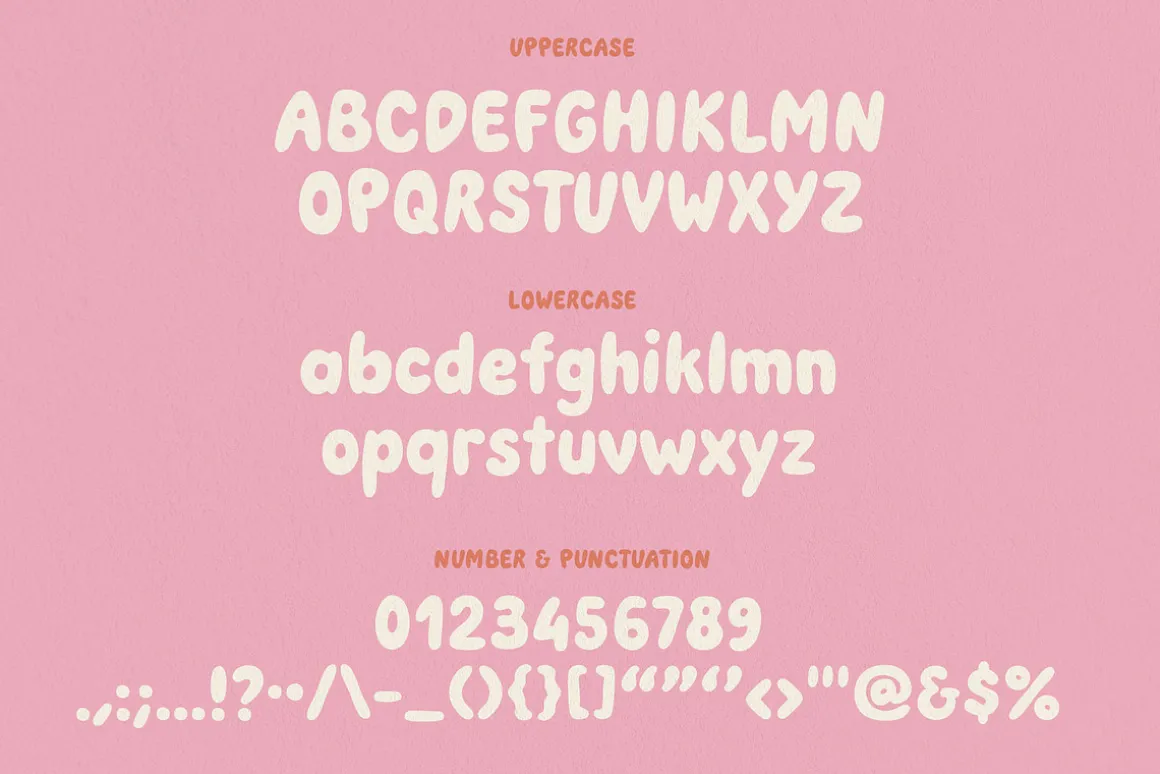 Chubby Bubbie - Bubble Display Font