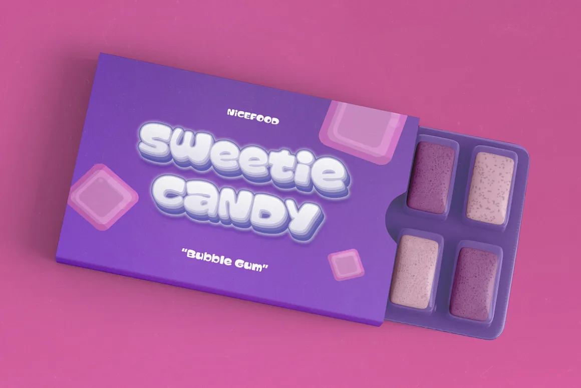 Chubby Gum - A Playful Chunky Font